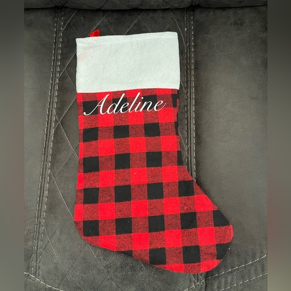 Other - Christmas Stocking with name, “Adeline”, perfect for hanging on mantle or wall